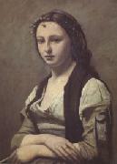 Jean Baptiste Camille  Corot, Woman with a Pearl (mk05)